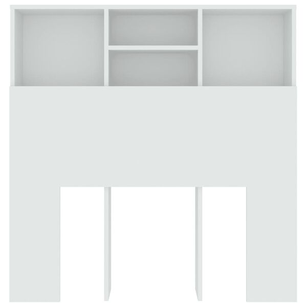 vidaXL Sengegavlskap hvit 100x19x103,5 cm