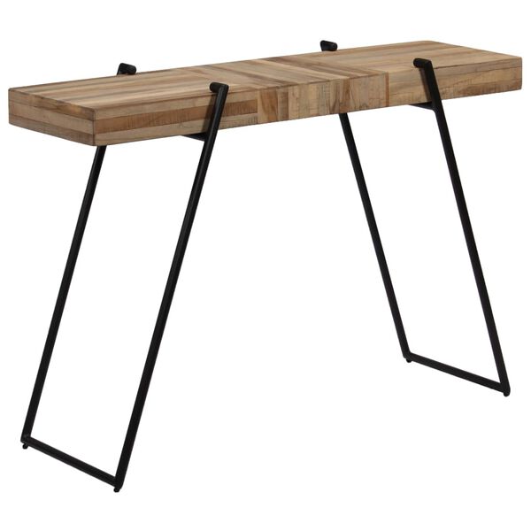 vidaXL Konsollbord gjenvunnet teak 120x35x81 cm