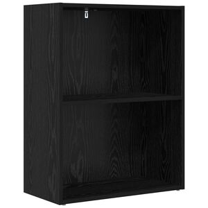 vidaXL Bokhylle 60 x 30 x 76.5 cm Konstruert tre Svart Eik