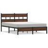 vidaXL Sengeramme uten madrass brun eik 150x200 cm konstruert tre