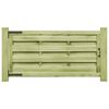vidaXL Hageporter 2 stk impregnert furu 150x75 cm gr&oslash;nn