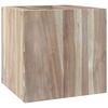 vidaXL Veggmontert baderomsskap 41x38x40 cm heltre teak