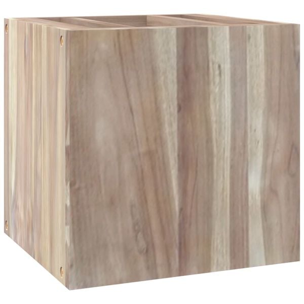 vidaXL Veggmontert baderomsskap 41x38x40 cm heltre teak