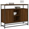 vidaXL Skjenk brun eik 100x35x80 cm konstruert tre