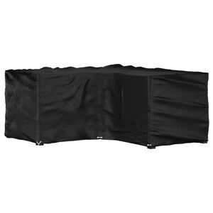 vidaXL L-formet hagem&oslash;beltrekk 12 maljer 185x185x90 cm