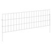 vidaXL Hagefence med spyd 48 stk. 95 x 30 cm Galvanisert st&aring;l S&oslash;lv