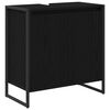 vidaXL Baderomsskap Svart Eik 60 x 30 x 60 cm Konstruert tre