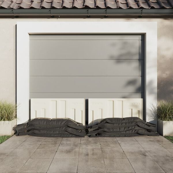 vidaXL Sandsekker 50 stk m&oslash;rkegr&oslash;nn 103x25 cm HDPE