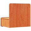 vidaXL Nattbord 2 pcs Vokset Brun 44 x 32,5 x 40 cm Heltre furu