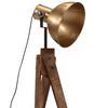 vidaXL Gulvlampe 25 W vintage messing 45x45x120 cm E27