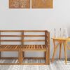 vidaXL Ute Hj&oslash;rnesofa Solid akasietre Naturlig 63 x 63 x 73 cm