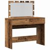 vidaXL Sminkebord Gammelt tre 100 x 40 x 120 cm Konstruert tre
