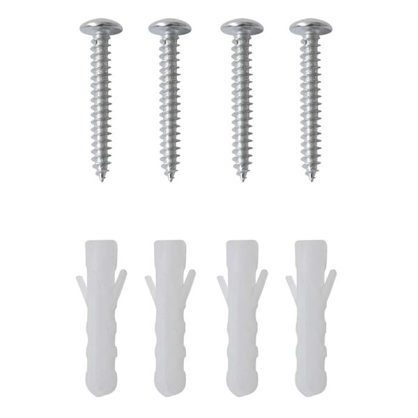 Rustfritt Stål Postkasse 30 x 12 x 40 cm