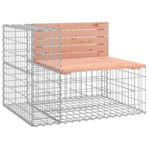 vidaXL Hagebenk gabiondesign 92x71x65,5 cm heltre douglasgran