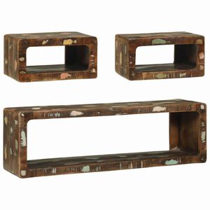 vidaXL TV-benksett 3 stk. Flerfarget 100 x 30 x 32 cm