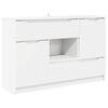 vidaXL Serviesskap Hvit 100 x 30 x 65,6 Konstruert tre
