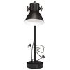 vidaXL Skrivebordslampe 25 W svart 15x15x55 cm E27