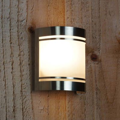 Smartwares LED Outdoor Wall Lamp Silver