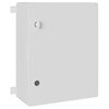 vidaXL Kontrollskap Gr&aring; 47 x 24 x 50 cm ABS-plast