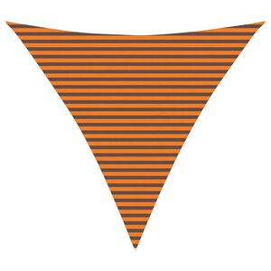 vidaXL Solskygge seil Oransje og Brunt 4,5 x 4,5 x 4,5 m