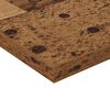 vidaXL Bokhyllebrett 4 pcs Brun 60 x 40 x 1,5 cm Konstruert tre