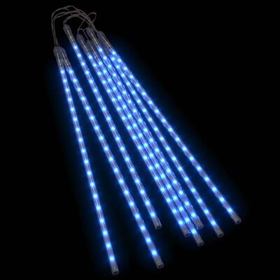 vidaXL 8stk Meteorlys 50 cm blå 288 LED innendørs og utendørs