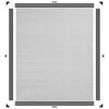 vidaXL Magnetisk insektskjerm for vindu antrasitt 100x120cm glassfiber