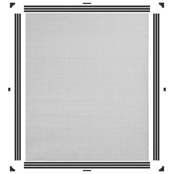 vidaXL Magnetisk insektskjerm for vindu antrasitt 100x120cm glassfiber