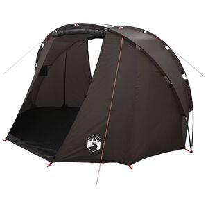 vidaXL Campingtelt 5 personer brun vanntett