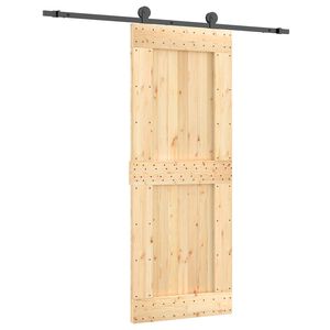 vidaXL Skyved&oslash;r 80 x 210 cm Massiv Furu Tre (Ubehandlet)