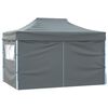 vidaXL Partytelt Antrasitt 291 x 431 x 315 cm Oxford Stoff