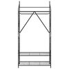 vidaXL &Aring;pen Garderobe Ensfarget 2 pcs 78 x 36 x 158 cm