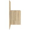 vidaXL Veggmonterte nattbord 2 stk sonoma oak