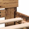 vidaXL Sengestamme Gamle tre 203 x 185 x 70 cm Konstruert tre