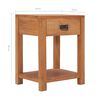 vidaXL Nattbord 35x35x50 cm heltre teak