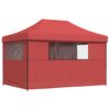 vidaXL Partytelt Burgunder 279 x 410 x 315 cm Oxford Stoff