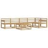 vidaXL Utend&oslash;rs sofa-sett 6 pcs Hvit 79 x 79 x 37 cm Solid akasietre