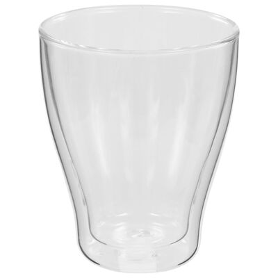 vidaXL Dobbeltveggede glass til Latte Macchiato 12 stk 370 ml