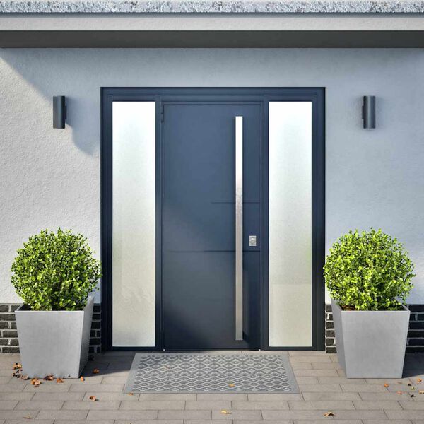 vidaXL Plantekasser 2 stk 50x50x50 cm galvanisert st&aring;l