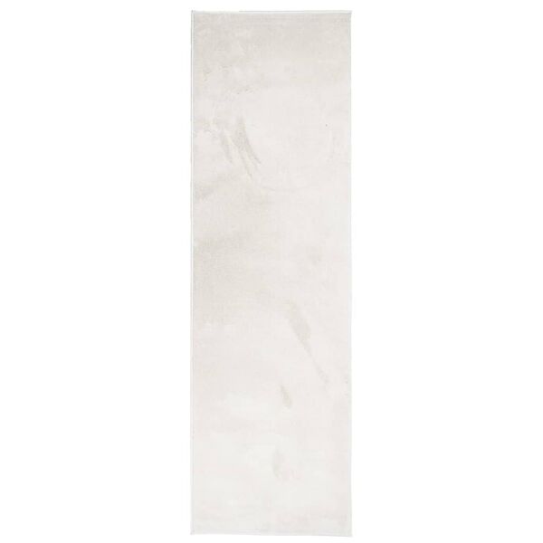 vidaXL Teppe OVIEDO kort luv beige 80x250 cm
