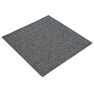 vidaXL Teppeflis Mellomgr&aring; 50 x 50 cm 4 stk. PP og Bitumen