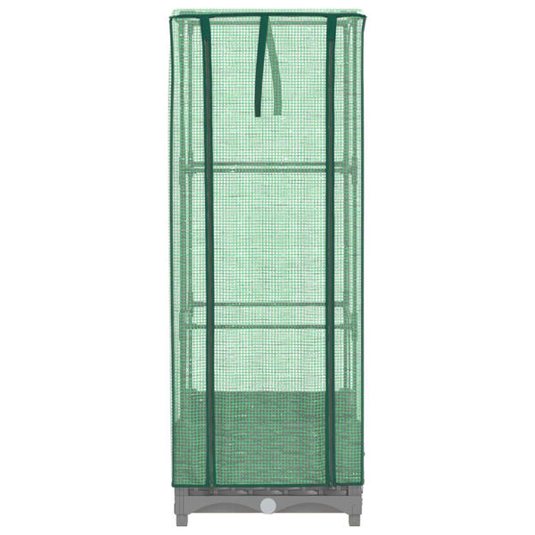 vidaXL H&oslash;yseng med drivhustrekk rottingutseende 40x40x123 cm