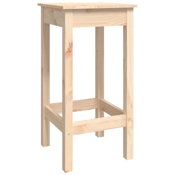 vidaXL Barsett 7 deler heltre furu