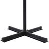 vidaXL Parasoll med aluminiumsstang 500 cm antrasitt