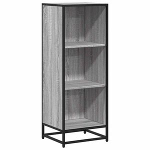 vidaXL Bokhylle gr&aring; sonoma 40x35x107,5 cm konstruert tre