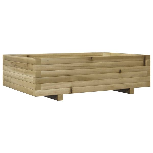 vidaXL Plantekasse 90x60x26,5 cm impregnert furu