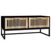 vidaXL Salongbord svart 80x40x35 cm konstruert tre og jern