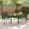 vidaXL Hage Spisegruppe 7 pcs Grå Poly rattan