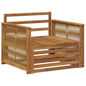vidaXL Ute Midt Sofa Naturlig