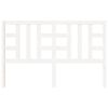 vidaXL Sengegavl hvit 156x4x100 cm heltre furu